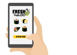 fresh2go sushi app