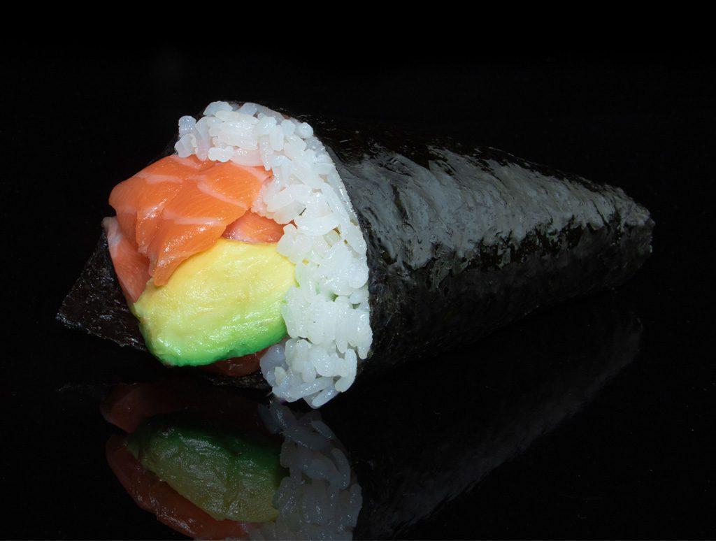 gratis handroll salmon avocado fresh2go sushi