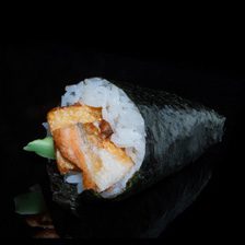 handroll crispy skinned salmon fresh2go sushi 1